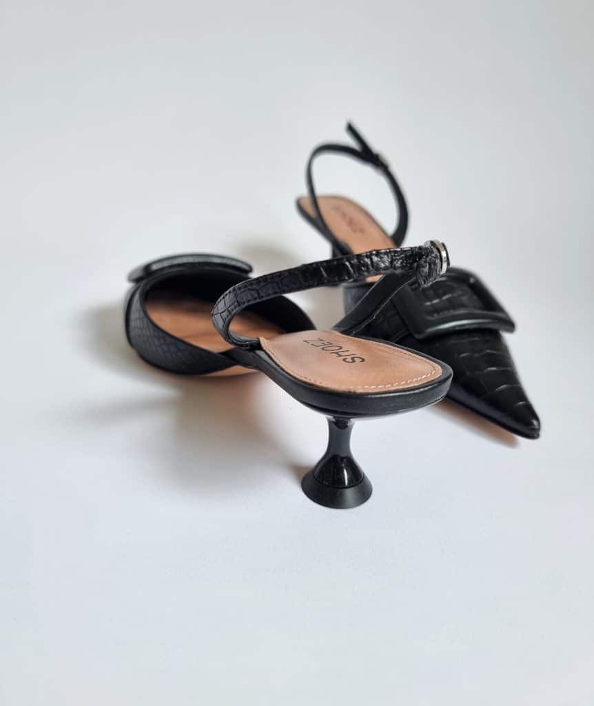 Ravi Black Croco