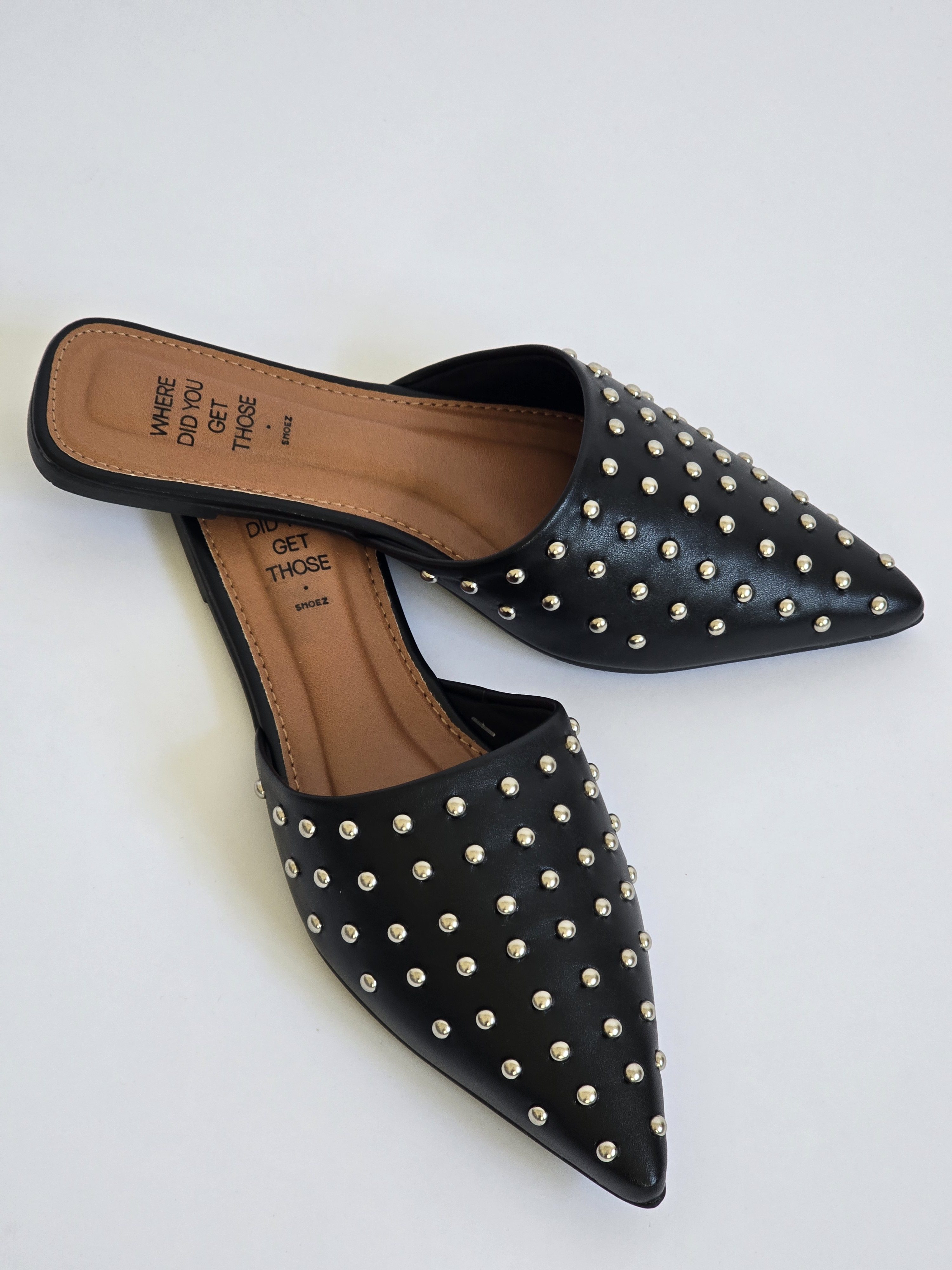 Zendaya Black Studs